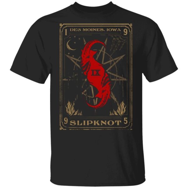Slipknot Tee Shirt Slipknot Tarot Card Metal T-shirt  All Day Tee