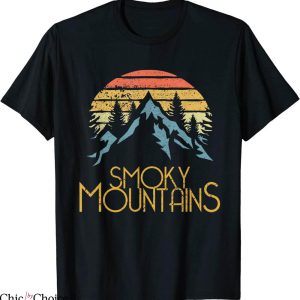 Smoky Mountain T-Shirt Vintage National Park GSMNP Tee