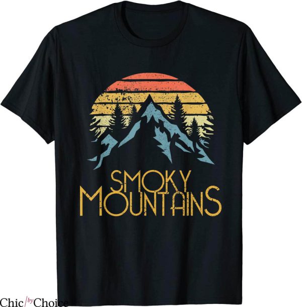 Smoky Mountain T-Shirt Vintage National Park GSMNP Tee