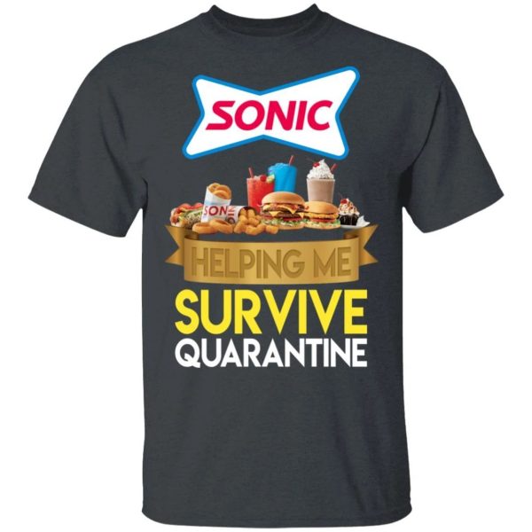 Sonic Drive-In Helping Me Survive Quarantine T-shirt  All Day Tee
