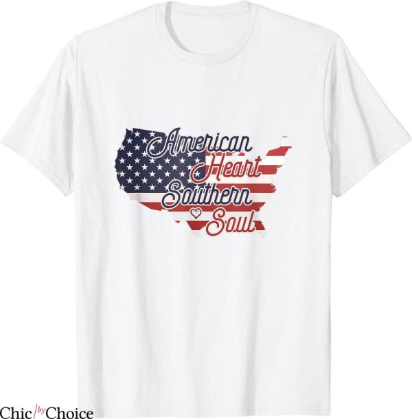 Southern Pride T-Shirt American Heart Southern Soul