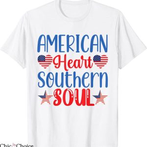 Southern Pride T-Shirt Patriotic American Flag Republican