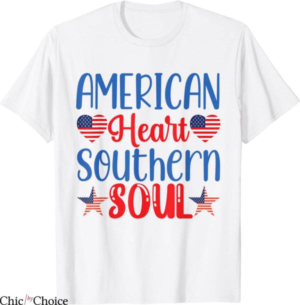 Southern Pride T-Shirt Patriotic American Flag Republican