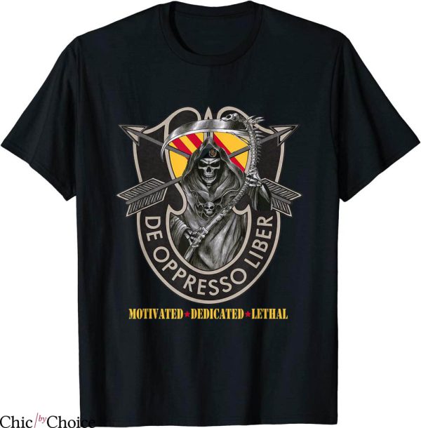 Special Forces T-Shirt 5th SFG De Oppresso Liber Army