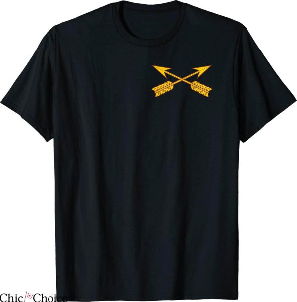 Special Forces T-Shirt Green Beret Crossed Arrows Classic