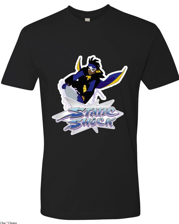Static Shock T-Shirt Cartoon Keep That Energy Spiritual