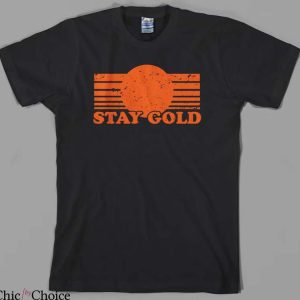 Stay Gold T Shirt Pony Boy 80s Movie Graphic Tee Shirt