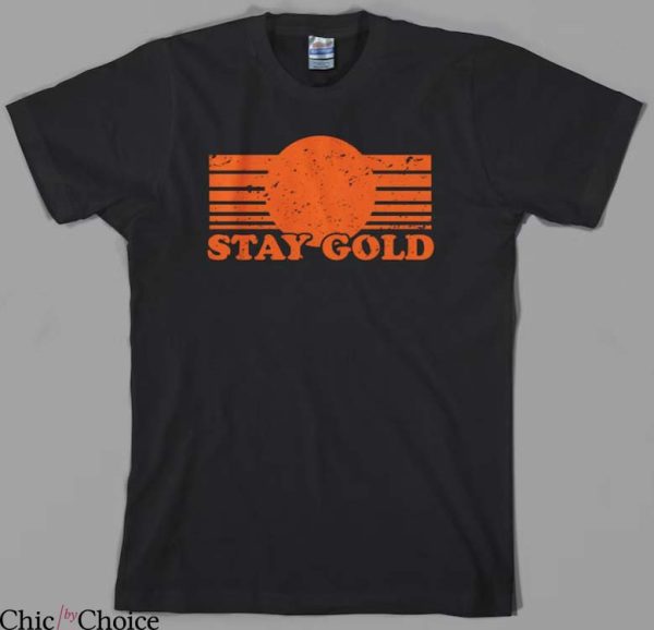 Stay Gold T Shirt Pony Boy 80s Movie Graphic Tee Shirt