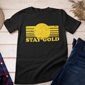 Stay Gold T Shirt Ponyboy Book Movie Novel Retro Shirt