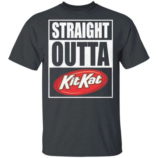 Straight Outta Kit Kat Tee Shirt Snack Lovers T-shirt  All Day Tee