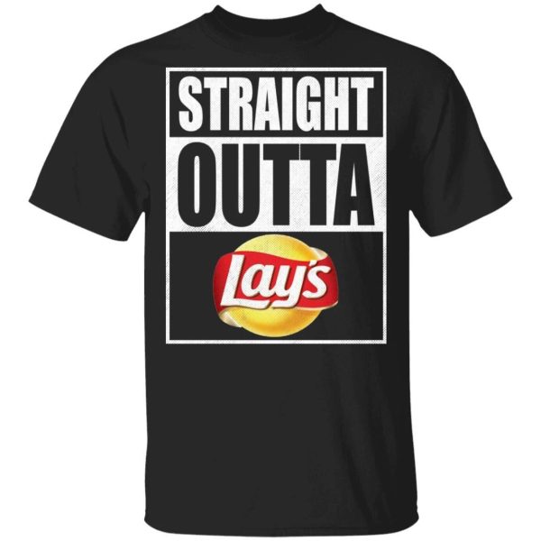 Straight Outta Lay’s Tee Shirt Snack Lovers T-shirt  All Day Tee
