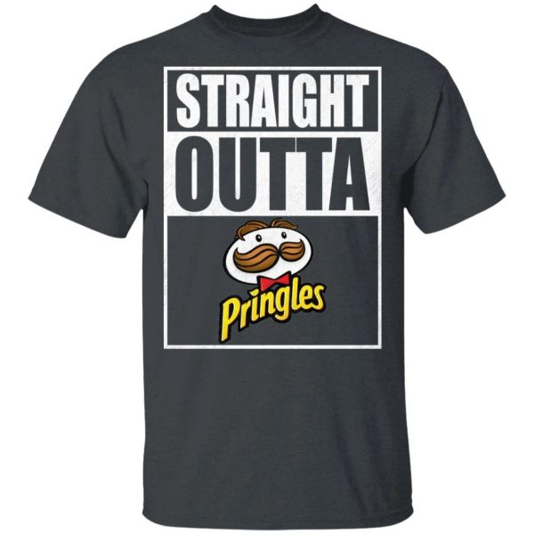 Straight Outta Pringles Tee Shirt Snack Lovers T-shirt  All Day Tee