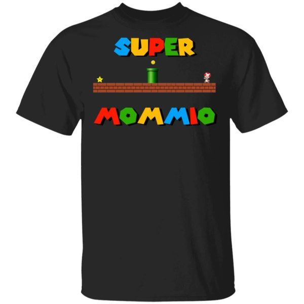 Super Mommio T-shirt Super Mario Mom Tee  All Day Tee