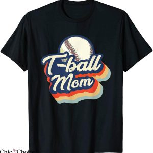 TBall Mom T-Shirt Mom Life Vintage Softball Mama Tee