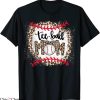 TBall Mom T-Shirt Mother’s Day Teeball Mama Leopard Funny