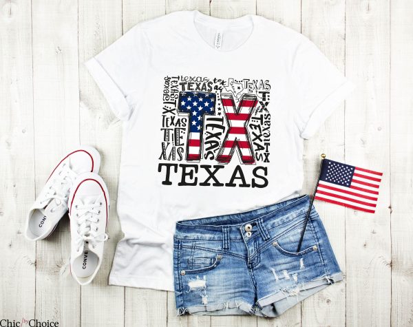 Texas Flag T Shirt 4th Of July Texas Flag Unisex Shirt