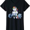 Thavage T-Shirt Unicorn Weightlifting Deadlift Fitness Gym