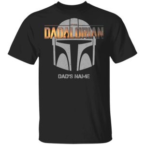 The Dadalorian Mandalorian Dad Custom Name T-shirt Helmet Tee All Day Tee 2 The Dadalorian Mandalorian Dad Custom Name T shirt Helmet Tee All Day Tee 3