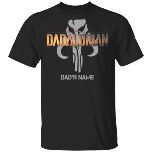 The Dadalorian Mandalorian Dad Custom Name T-shirt Symbol Tee All Day Tee 2 The Dadalorian Mandalorian Dad Custom Name T shirt Symbol Tee All Day Tee 3