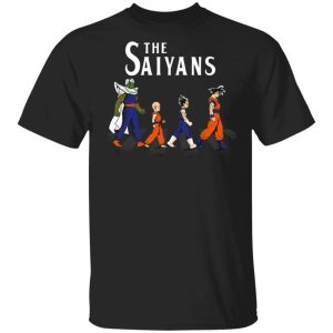 The Saiyans On Abbey Road T Shirt Dragon Ball Anime Tee All Day Tee 2 The Saiyans On Abbey Road T Shirt Dragon Ball Anime Tee All Day Tee 3