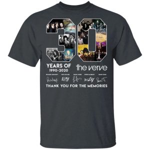 The Verve T-shirt 30 Years 1990 - 2020 Anniversary Tee All Day Tee 3 The Verve T shirt 30 Years 1990 2020 Anniversary Tee All Day Tee 4