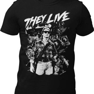 They Live T-Shirt Death Is Coming They Live 1988 Movie