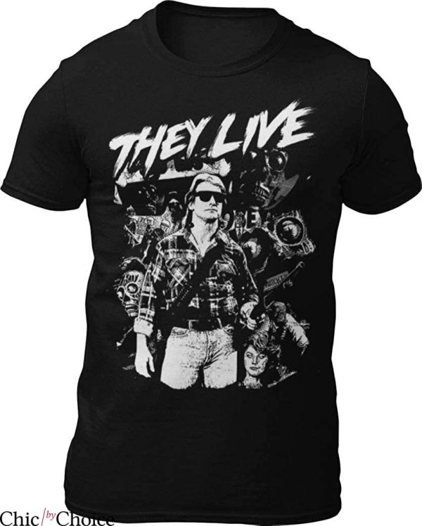 They Live T-Shirt Death Is Coming They Live 1988 Movie