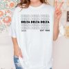 Tri Delta T Shirt Delta Delta Delta Delta Gift Shirt