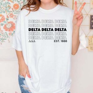 Tri Delta T Shirt Delta Delta Delta Delta Gift Shirt