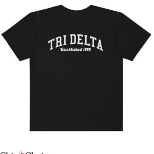 Tri Delta T Shirt Delta Delta Delta Varsity College Sorority