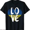Ukraine Charity T-Shirt Flag Ukrainian Pride Heart Tee