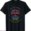 Ukraine Charity T-Shirt UK British Grown Ukrainian Roots DNA