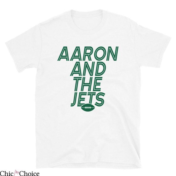 Vintage Jets T-Shirt Aaron Rodgers Jets Football Tee