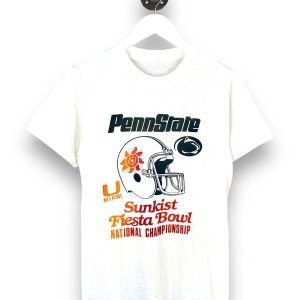 Vintage Penn State T Shirt Penn State Vs Miami Sunkist