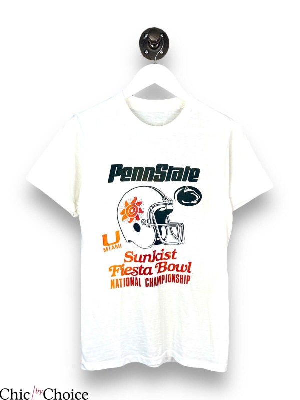 Vintage Penn State T Shirt Penn State Vs Miami Sunkist