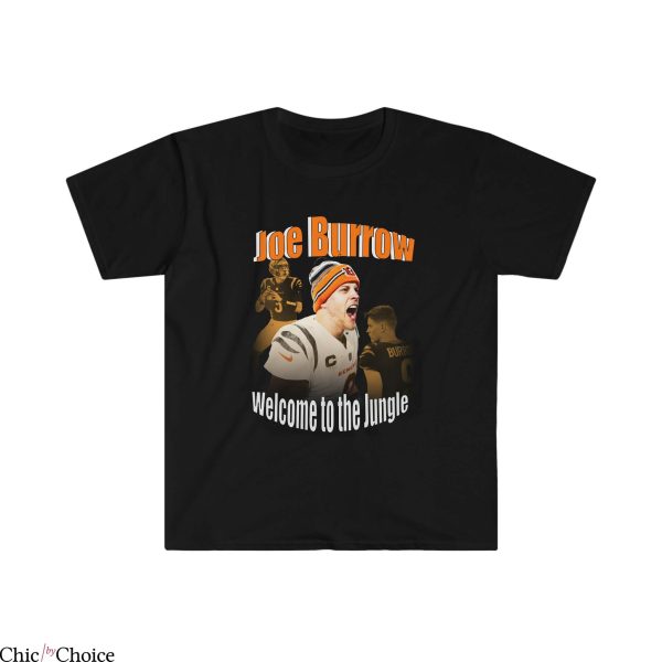 Welcome To The Jungle T Shirt Joe Burrow Bengals Shirt
