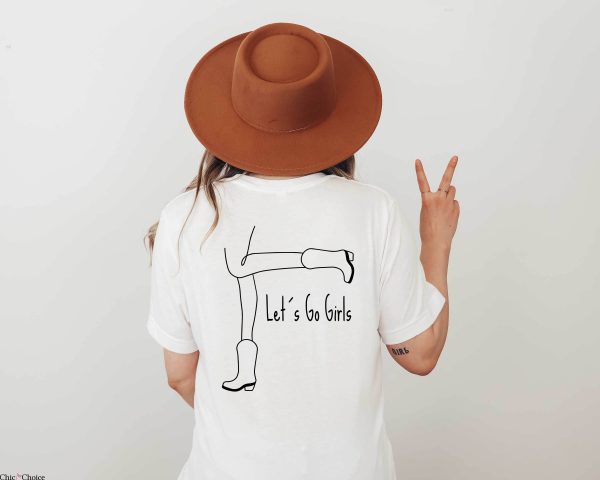 Womens Country T-Shirt Let’s Go Girls Cowgirl Trip Matching