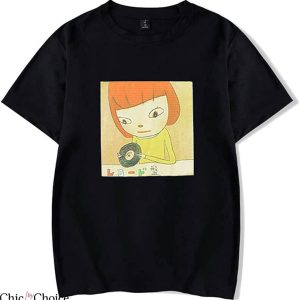 Yoshitomo Nara T-Shirt Schallplatten Merch Japanese Art