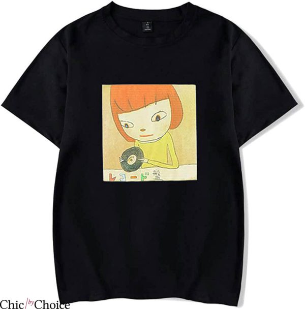 Yoshitomo Nara T-Shirt Schallplatten Merch Japanese Art