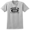 30th Birthday Made in 1992 All Original T-Shirt, 30th Birthday Gift Ideas – Best gifts your whole family