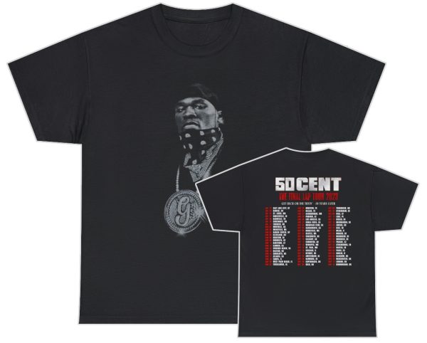 50 Cent Custom 2023 Beg For Mercy Inspired The Final Lap Tour Shirt