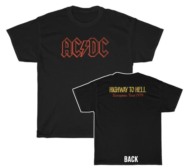 ACDC 1979 Highway To Hell Tour Shirt