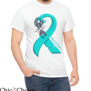 Addiction Recovery T Shirt Recovery Ribbon Sober Life