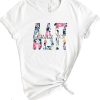 Adpi T-shirt ADPi Alpha Delta Pi Floral Block Sorority 1851