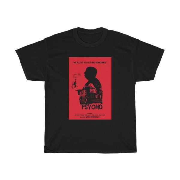Alfred Hitchcock’s Psycho Movie Poster T-Shirt