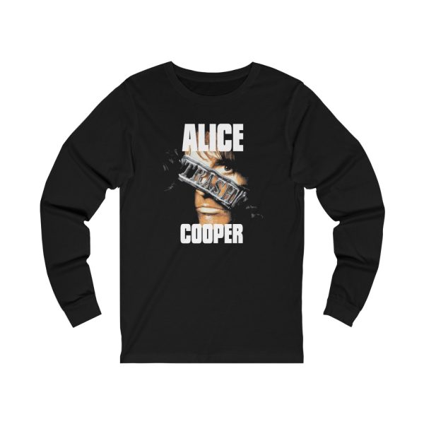 Alice Cooper 1990 Trashes AustraliaNew Zealand Tour Long Sleeved Shirt