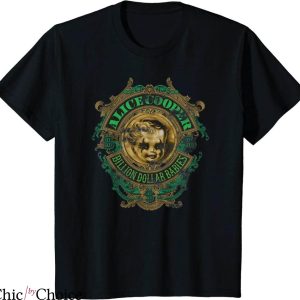 Alice Cooper T-shirt Cool Billion Dollar Babies Crest Retro
