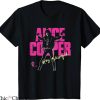 Alice Cooper T-shirt Hey Stoopid Pink Typography Best Rocker