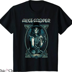 Alice Cooper T-shirt Hey Stoopid Portrait Blue Shock Rock