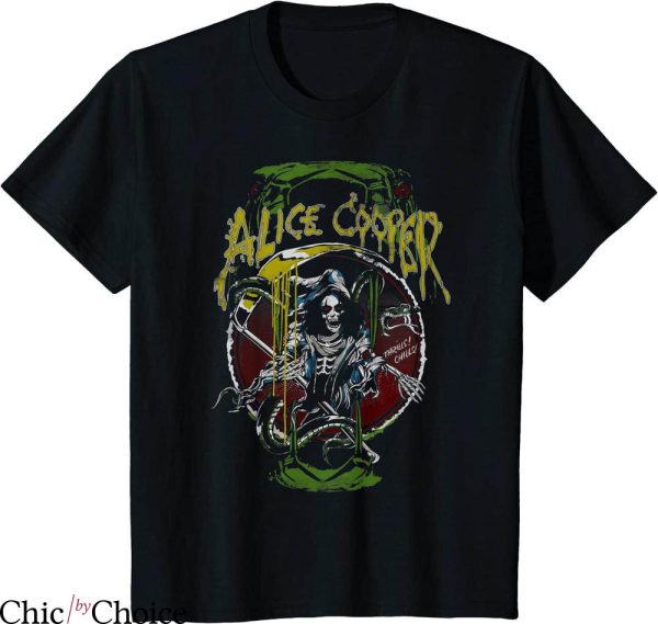 Alice Cooper T-shirt Reaper Raise The Dead Variant Best Rock
